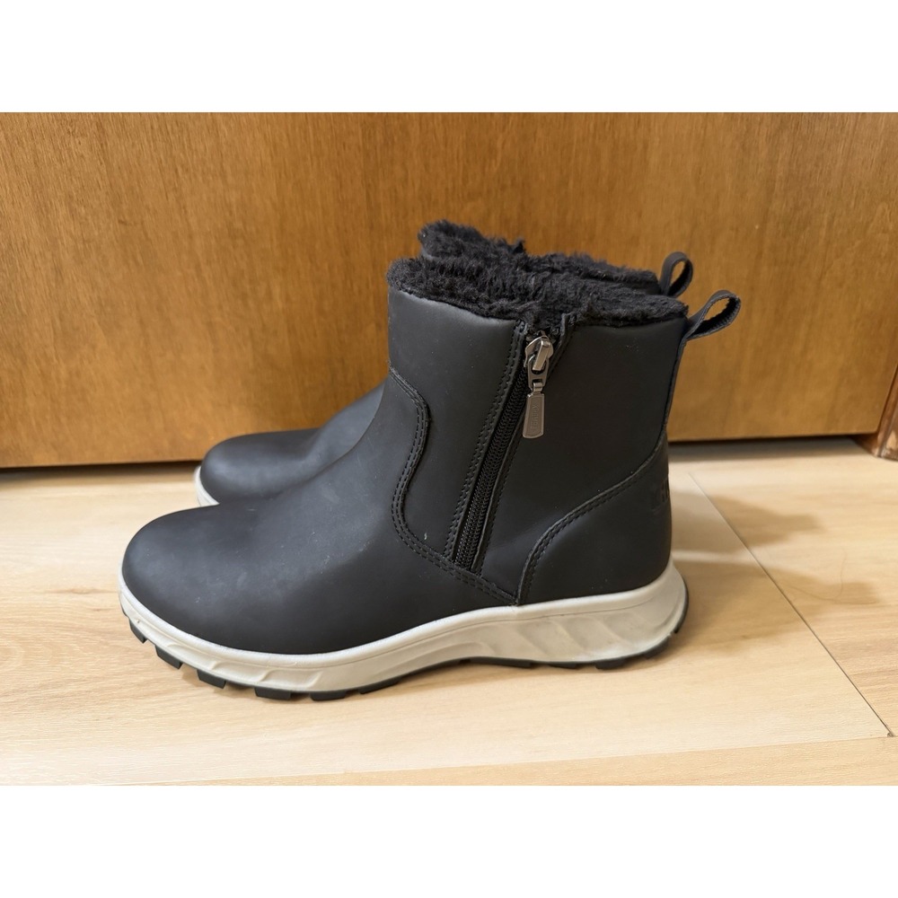 Khombu Women's Sienna All-Weather Water Repellent Boots Black Size 8